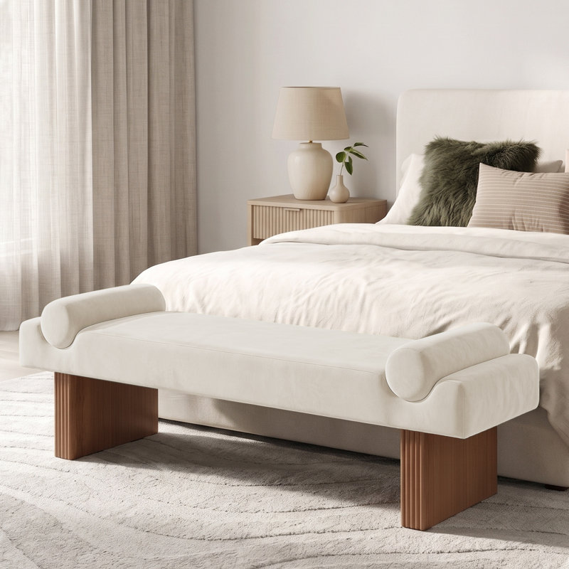 Banc de chambre 54 po, Blanc