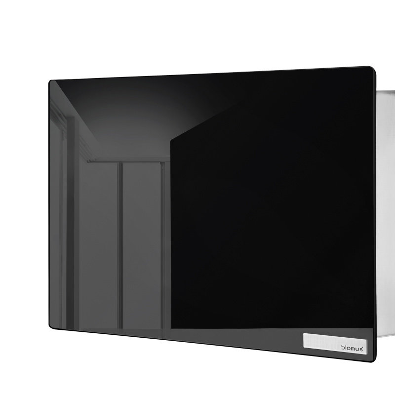 Velio Key Box/Magnetic Glass Board, Black