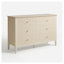 Commode cannelée 47 tiroirs 47,2 "avec commode en bois moderne