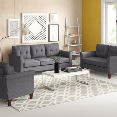 Anastassiya 3 - Piece Living Room Set