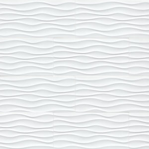 Dymo Wavy 12" x 24" Glossy Ceramic Wall Tile
INCOMPLETE