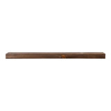 Modern Ember Vara Wood Mantel Shelf - 3 Inch Height - Variations in Grain and Natural Distressing