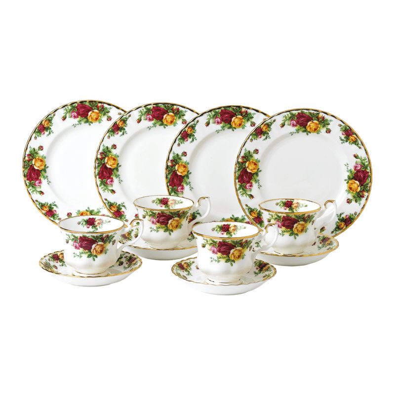 Old Country Roses Entertaining 12 Piece Set