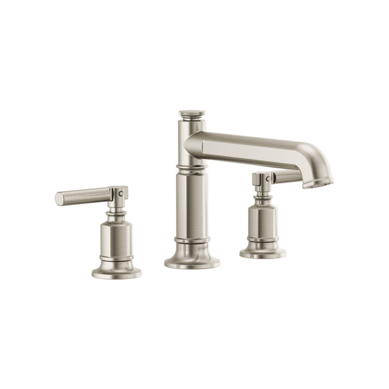 Invari® Roman Tub Faucet, Luxe Nickel, Lever