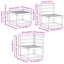  Outdoor Sofa Set Sectional Garden Furniture Terrace Seating Modern