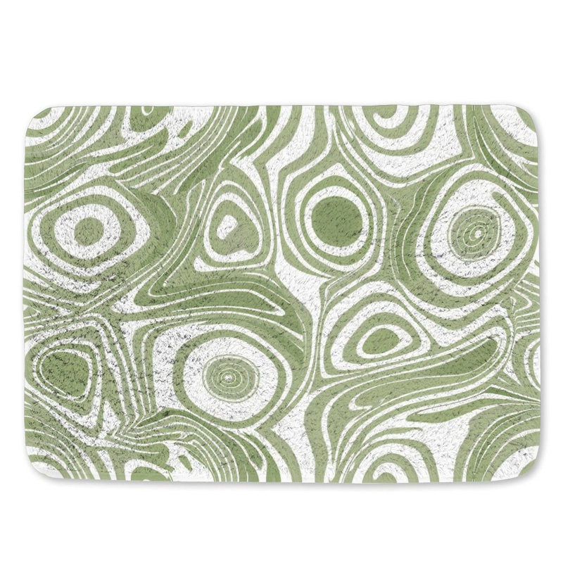 Tapis de bain en microfibre / microsuède Vidaurri, L 17 po x L 24 po