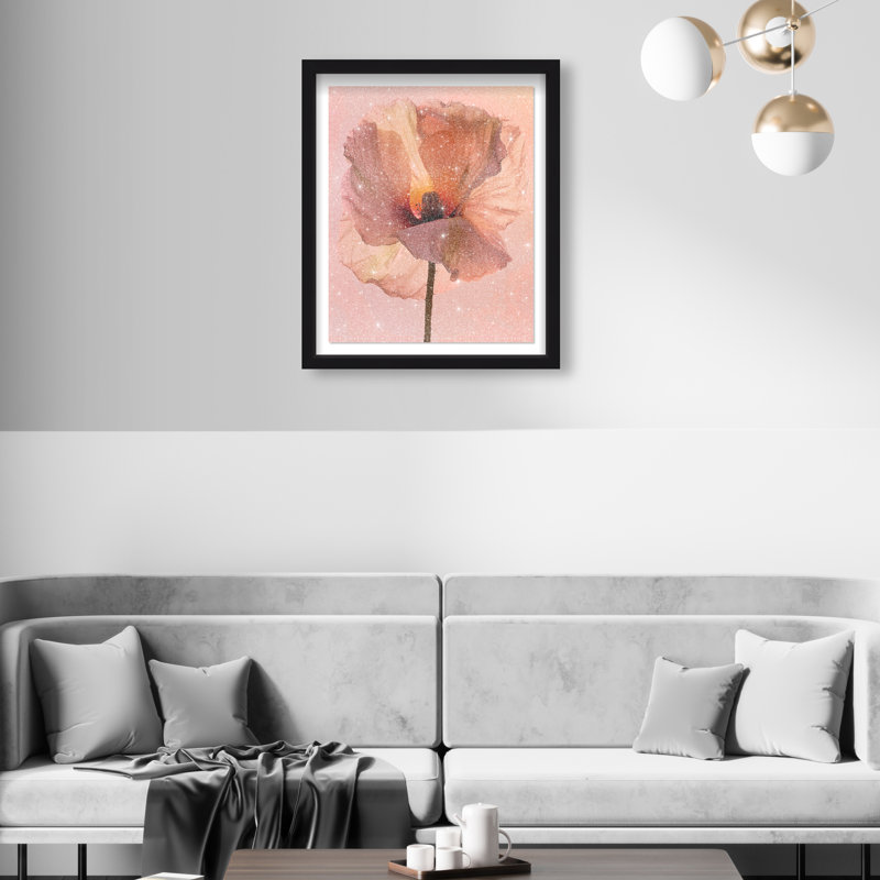 Amber Radiance I Framed Graphic Art, 31.5"H x 25.5"W, Black Shadowbox