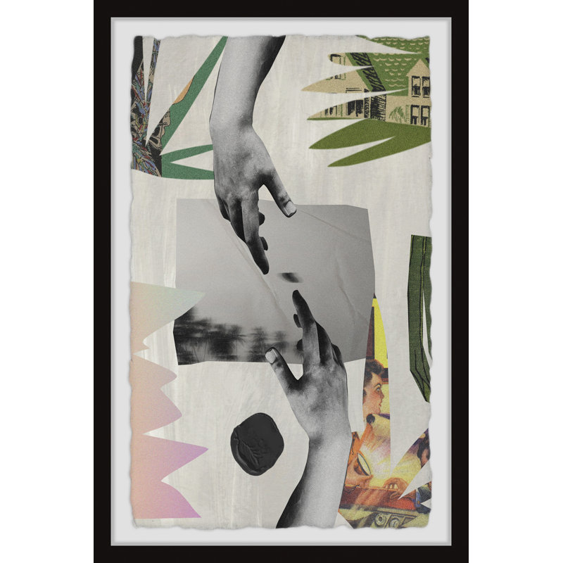 The Touch - Single Picture Frame Painting, 61cm H x 41cm W x 3.81cm D
