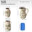 Ceramic Vases Set Of 3, Handcrafted Chinoiserie Floral Pitcher Vase, Farmhouse Vintage Home Decor For Mantle, Fireplace, Kitchen Counter, Living Room, Rustic Table Centerpiece