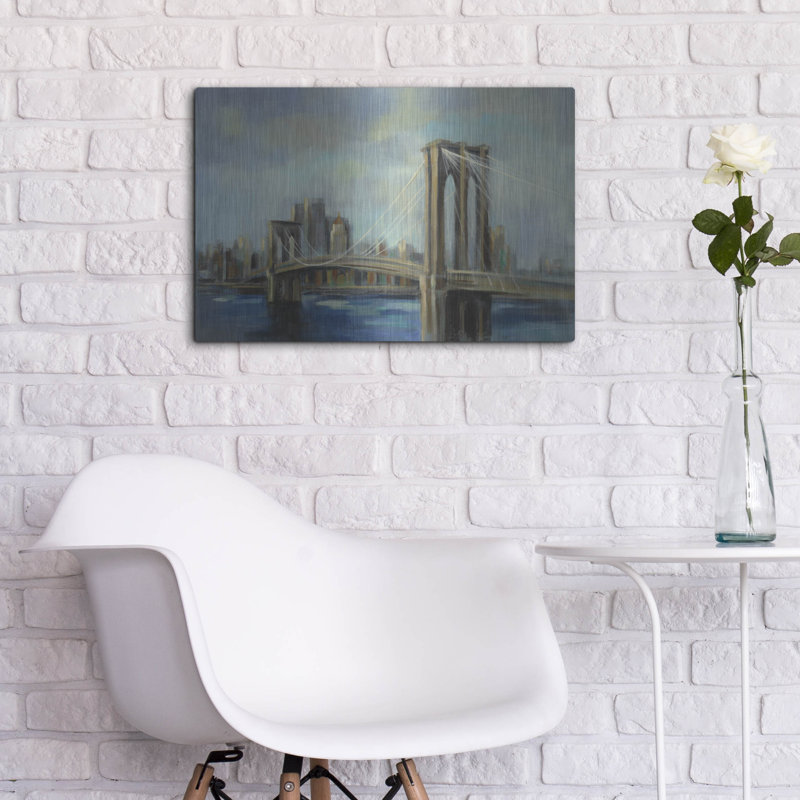 «Brooklyn Bridge» par Silvia Vassileva, H 16 po x l 24 po