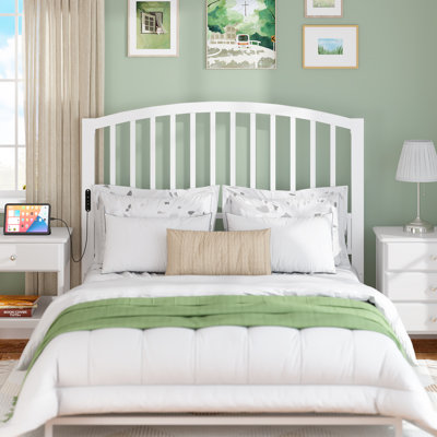 Arch Slats Metal Headboard