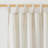 NICETOWN Off Curtains Adjustable Tie Top, Thick Linen Curtains Light Filtering Drapes DIY Crafted Privacy for Bedroom/Doorway, 2 Panels-220464371-220464370