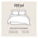 Tweed Solid Color Classic Modern Rustic Woven Duvet Cover Set