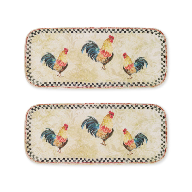 Adwoa Melamine Tray - Set of 2