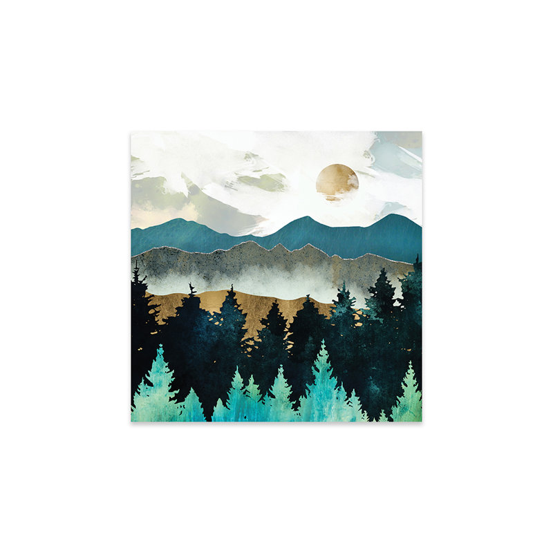 «Forest Mist» par Space Space Designs - impression sans cadre, H 24 po x l 24 po x P 0,25 po