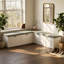 Banc d'angle avec rangement en L Efrayim