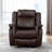 	 35" Faux Leather Recliner Chair – Manual 90°-160° Recline, Compact Design For Living Room, Office, Apartment-116430242