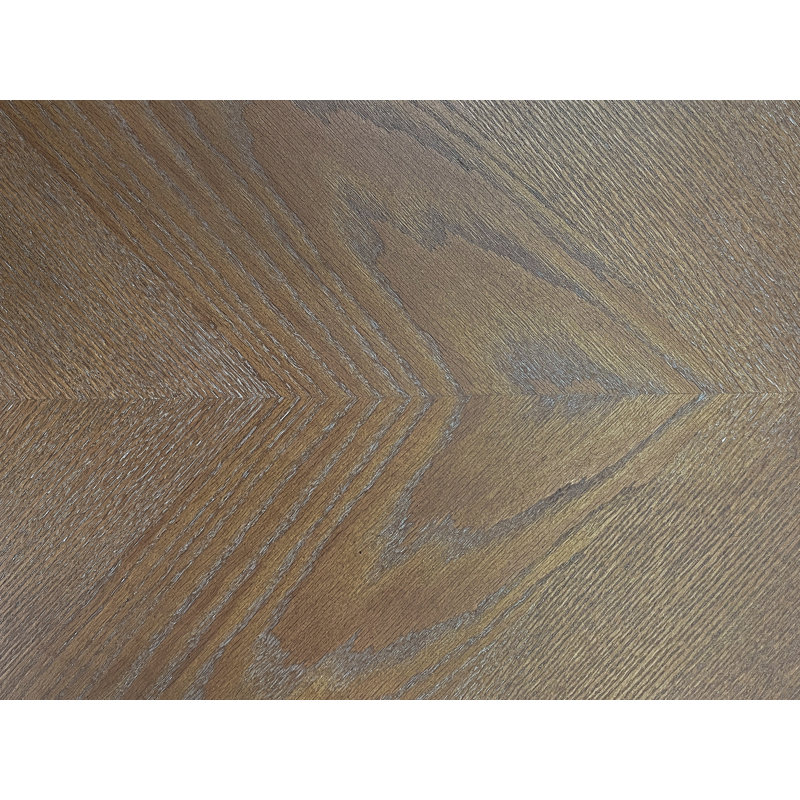 Table de salle à manger style transitionnel 1pc, Brun
