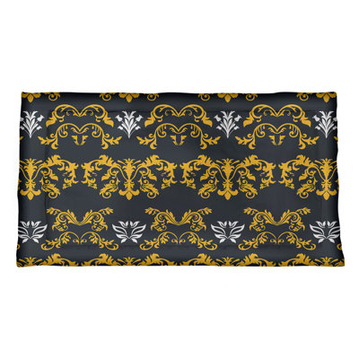 Football Baroque Pattern Pillow Sham