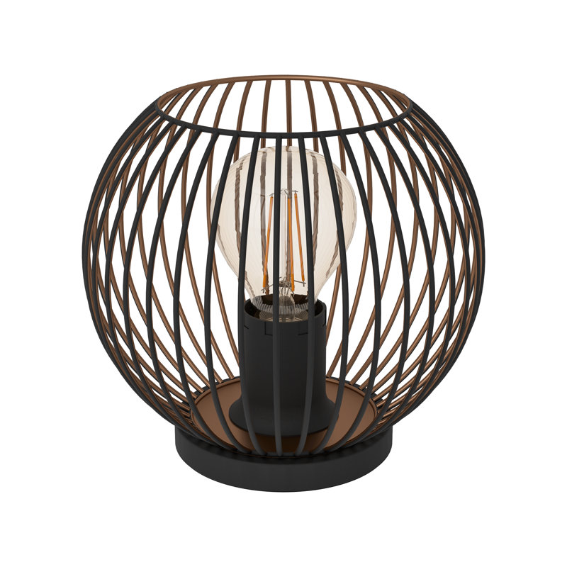Almanzora Black Wire Modern Steel Table Lamp