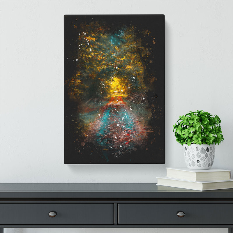 Endless Autumn Forest in Germany - Wrapped Canvas, 50cm H x 35cm W x 3cm D