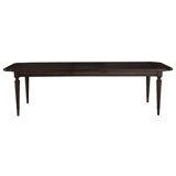 Mathis Oak Rectangle Legged Extension Dining Table - Rustic Antique Oak, 86 In. W X 30.25 In. H