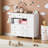 Albiery Changing Table Dresser, Asymmetrical 3 Drawer / 1 Door Dresser