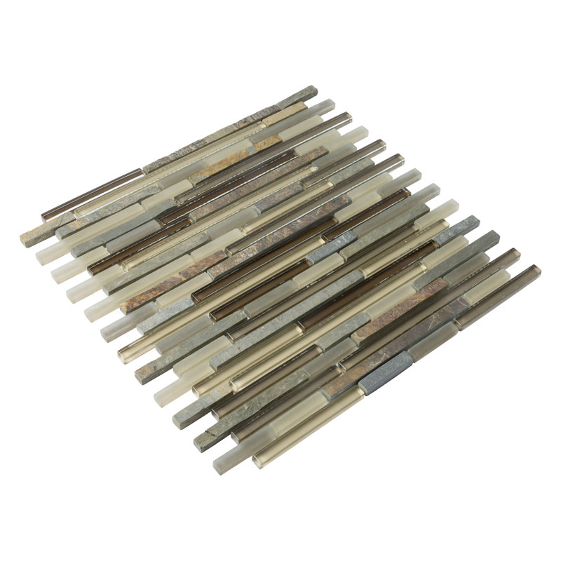 Apollo 12" x 12" Linear Mosaic Wall & Floor Tile