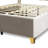 Greaton 12" Soho Bed Frame with Upholstered Headboard Decorative Long Lasting Simple Assembly Beds-1389696773