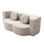 Canapé-lit 2 en 1 avec coussin, grand canapé-lit, causeuse de plancher et futon-1386342187