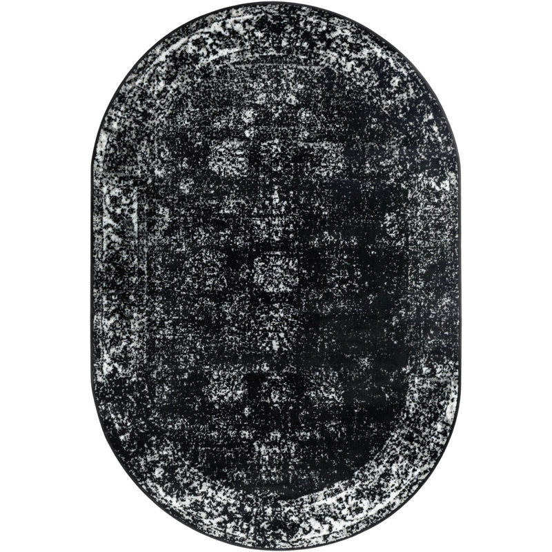 Anneliesse Oriental Indoor Rug, Oval 4'1" x 6'1"