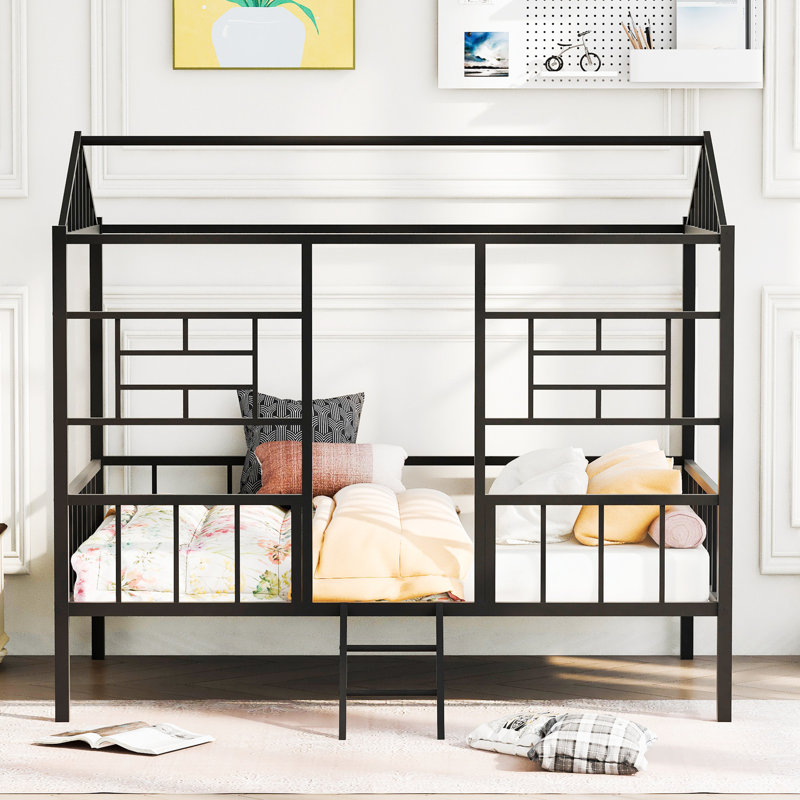 Base de lit 67,83 po Newnan, Noir