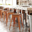 Tabouret de comptoir sans dossier intérieur / extérieur Briahnna-1422314960-1422314973