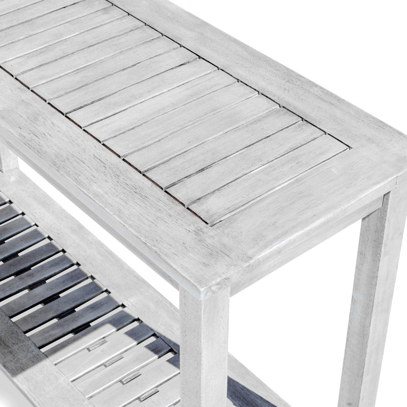 Console Eucalyptus, gris argenté