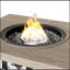 3-In-1 Coffee Table With Ice Bucket And Fire Pit  - Beige