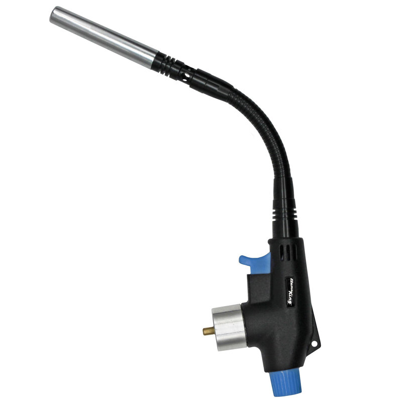 Torche au propane haute intensité Flame King, cou flexible pliable pour la soudure, le brasage, la plomberie
