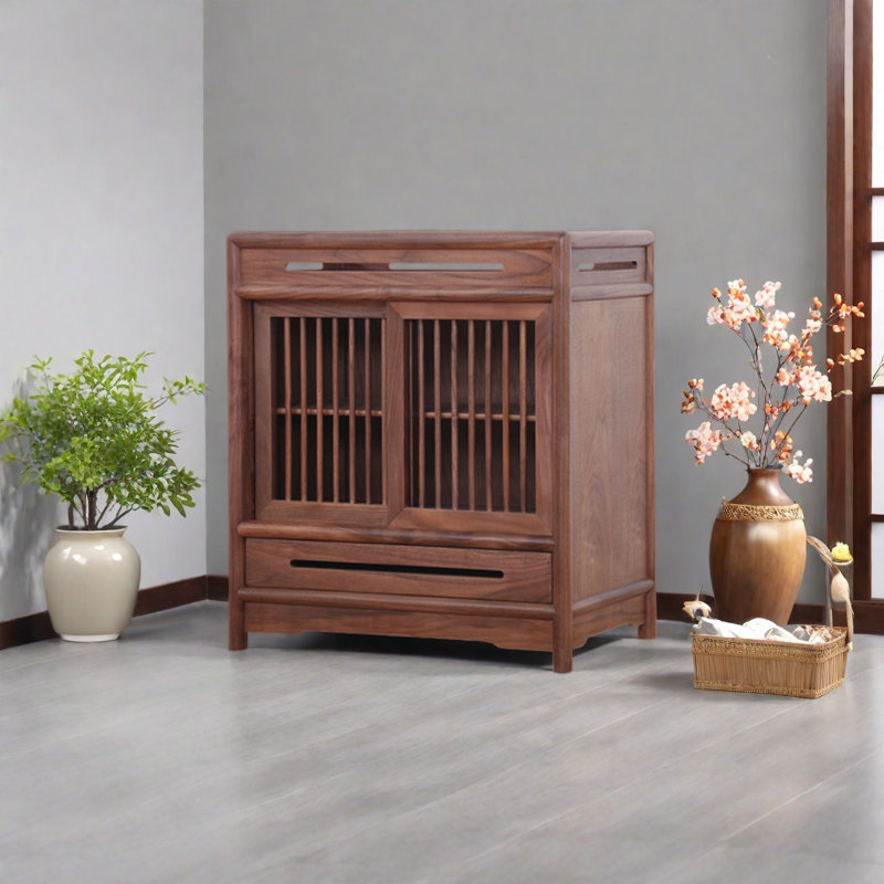 Simple armoire de rangement en bois massif