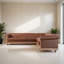 Canapé modulaire en L rembourré avec méridienne pour salon 104,02 "-479252719-479252716