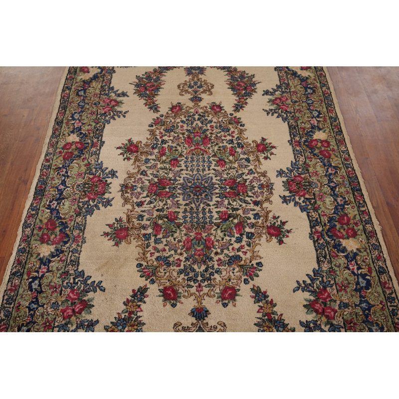 Tapis traditionnel fait à la main à motif de légumes 4 x 7