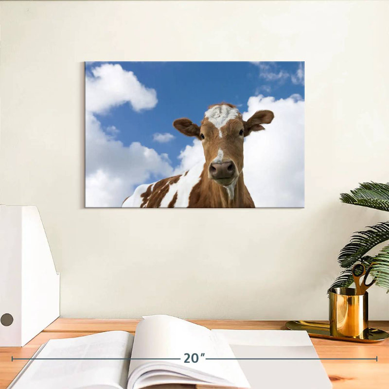 Crowle Guernsey Cow, 8" H x 12" W