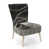 Geometric Black Polyester Blend 2 selected