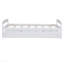 Lit plateforme simple avec lit gigogne simple, blanc-1157372149