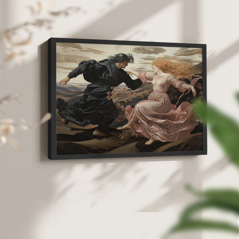 Angels From Above-LXXVI -Framed Print - Restickable, H 22 po x l 28 po, Black