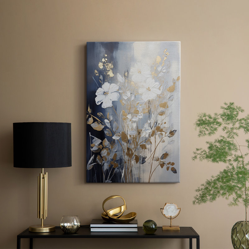 FLORAL Series CCLXXXII -Custom Wrapped Gallery Cavas, 18" H x 12" W