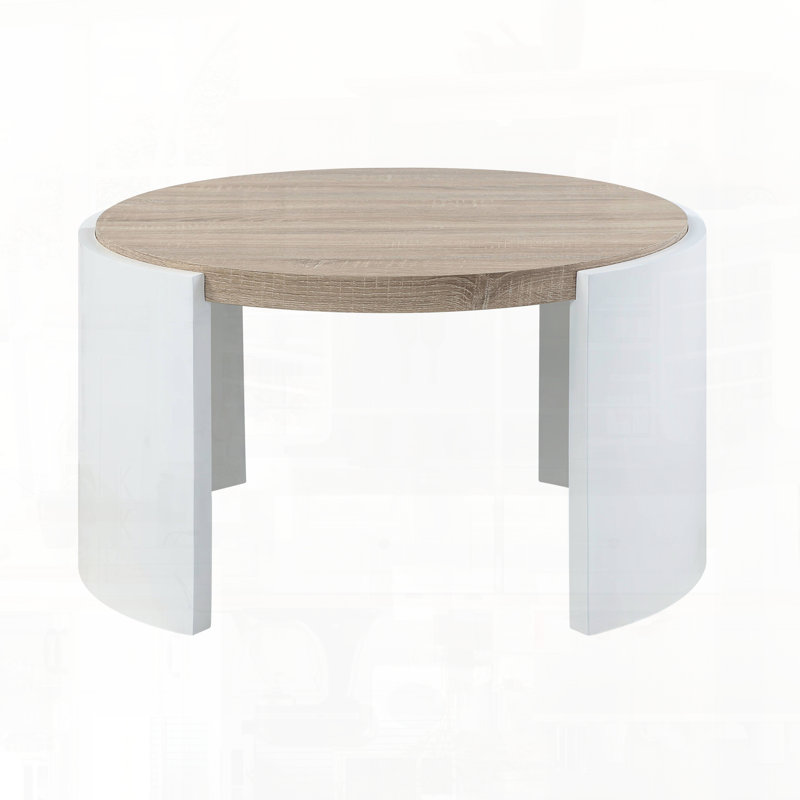 Table basse avec plateau épais et robuste