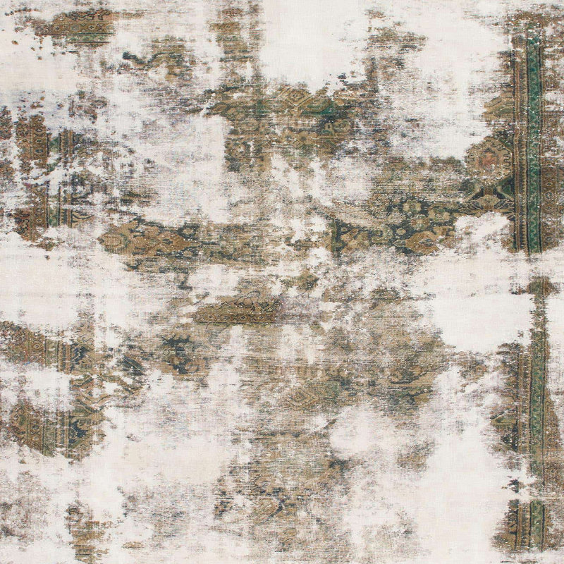 Tapis abstrait moderne 909, Carré 7 pi