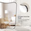 Miroir de salle de bain Contemporary Cadre en acier inoxydable-54144113-58363944