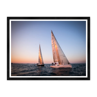 Sailing By The City I Print by Tim Klein