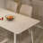 Pure White Rectangular Dining Table-110366215