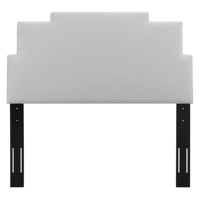 Modway Kasia Performance Velvet Headboard, Light Gray, Queen